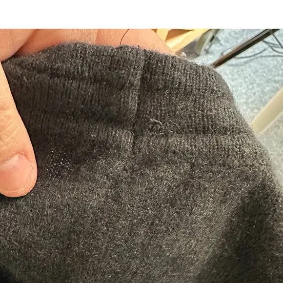 Chanel Women's Apx Sz M Cashmere Lounge Pant Elastic Waist Solid Black *READ - Picture 8 of 8